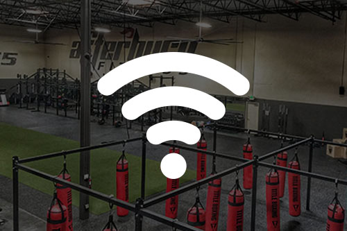 Wifi available throughout the gym