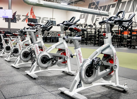 Valencia gym, cycling, spin bikes