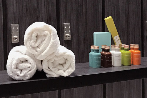 in gym towel service